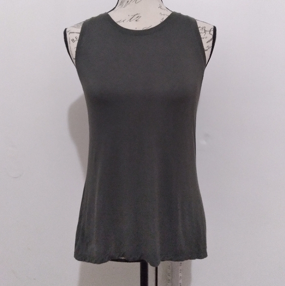 4/$20 Halogen  Gray Beluga Vented Back Tank Top - Picture 5 of 8